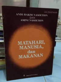 Image of Matahari, manusia dan makanan